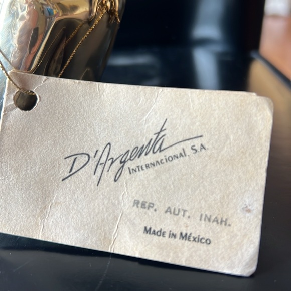 Maya Chac Mool Silver Figure Mexico D’Argenta Vintage - Picture 9 of 12